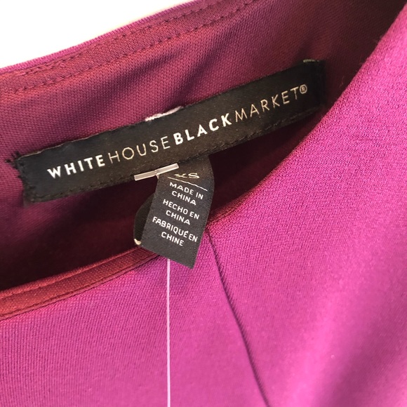 NWT White House Black Market WHBM fuchsia dress. - Picture 3 of 4